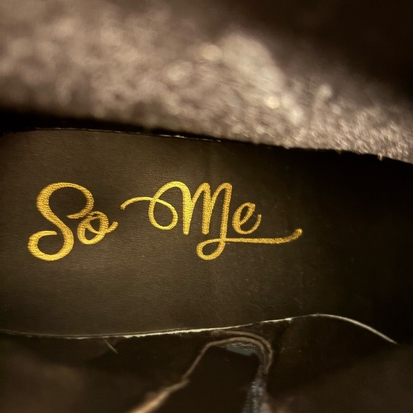 So Me Turquoise Suede Western Ankle Boots - Picture 6 of 7